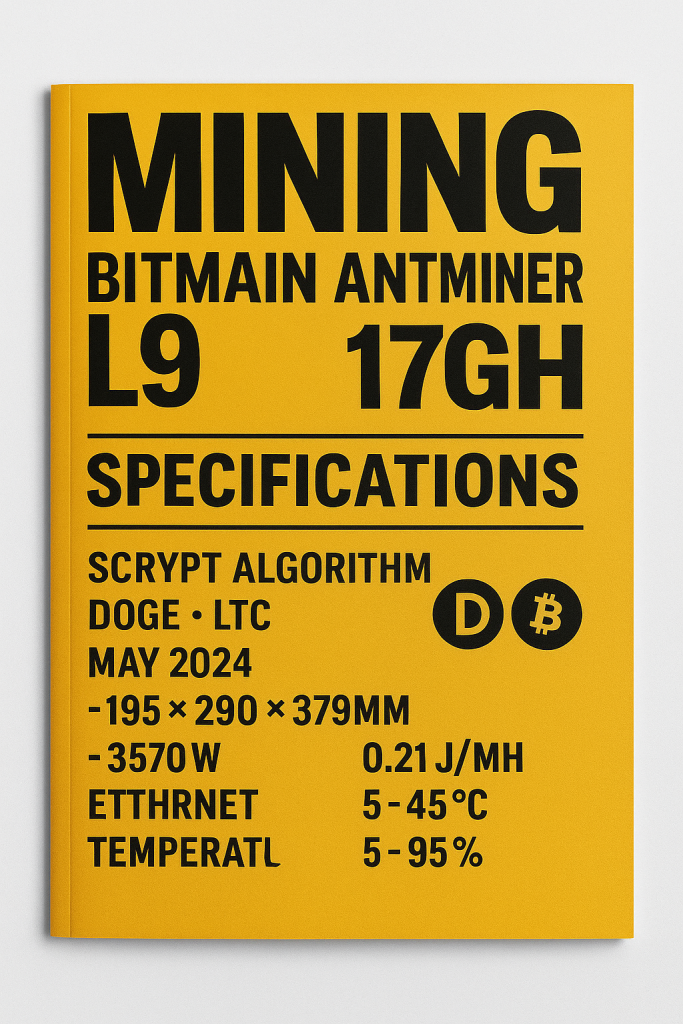 Bitmain Antminer L9 (17Gh)