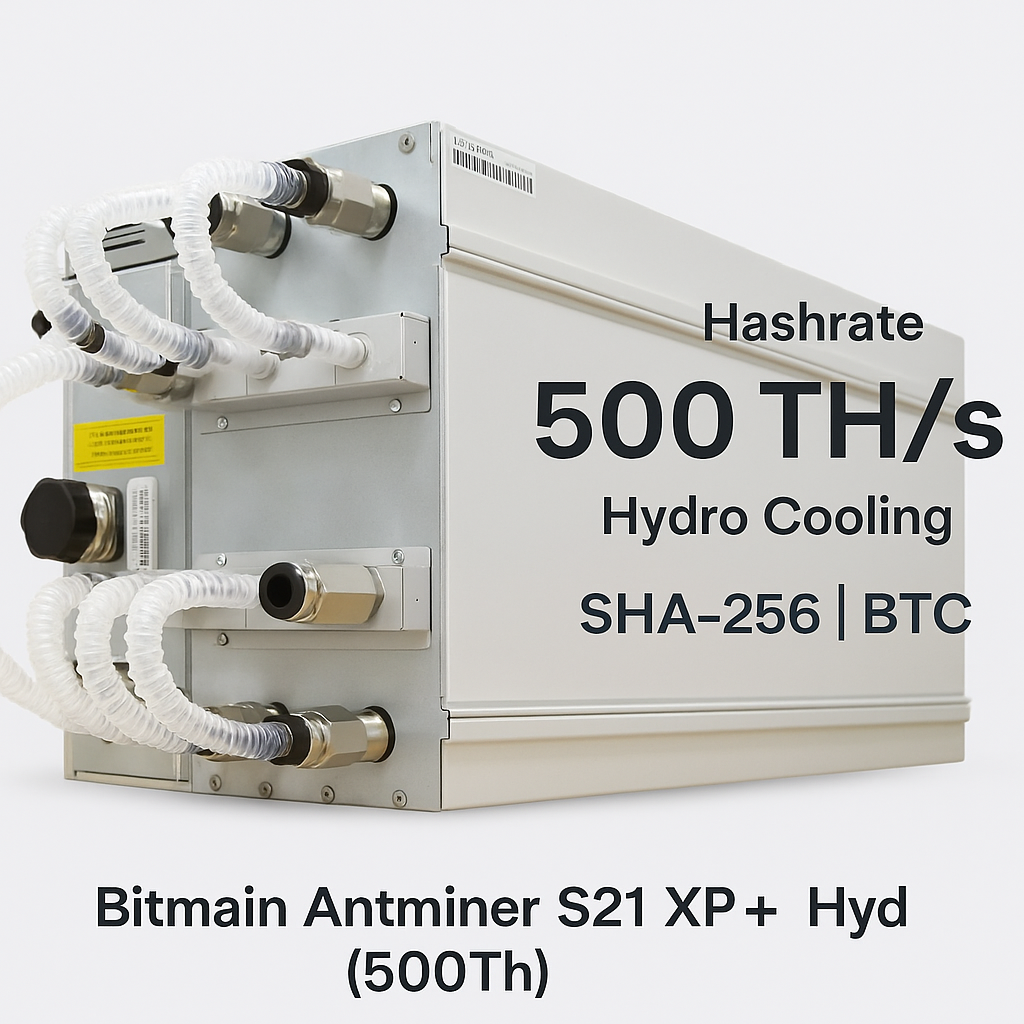 Bitmain Antminer S21 XP+ Hyd (500Th) description