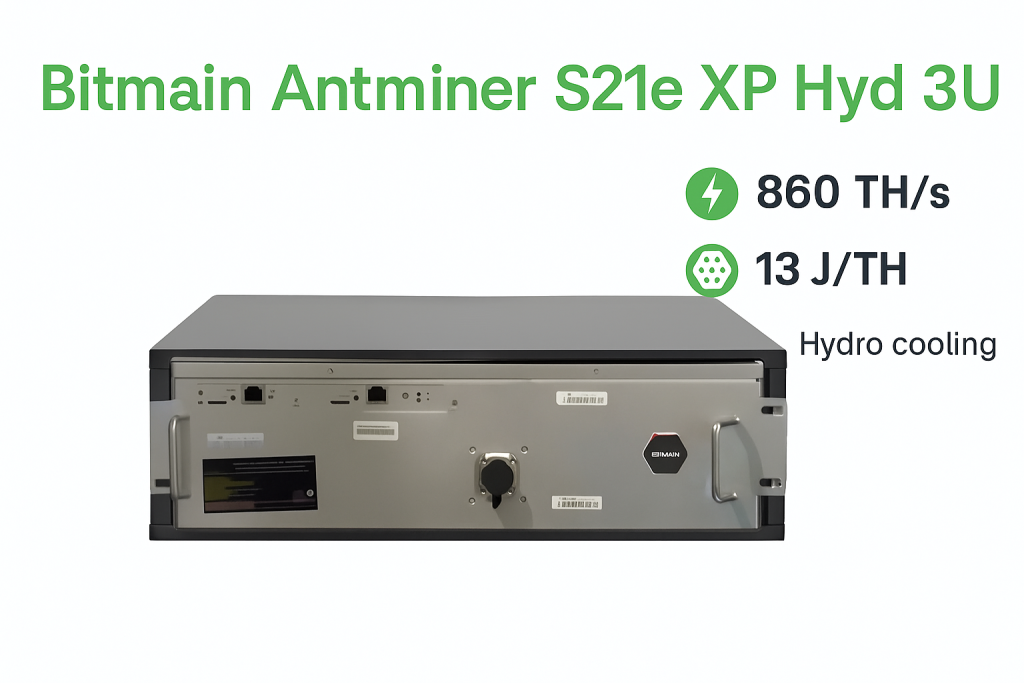 Bitmain Antminer S21e XP Hyd 3U